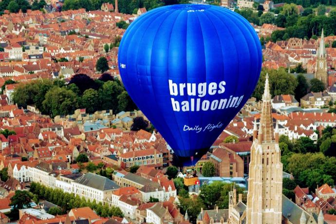 Ballonvaart over Brugge