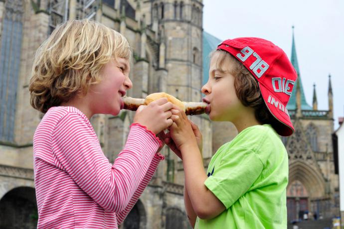 Faustfood: Thüringer Rostbratwurst