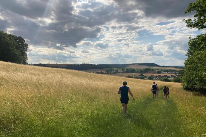 Rödelplateau wandelroute