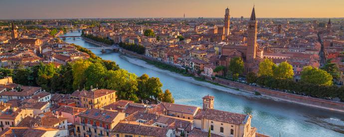 Bezoek het romantische en historische Verona