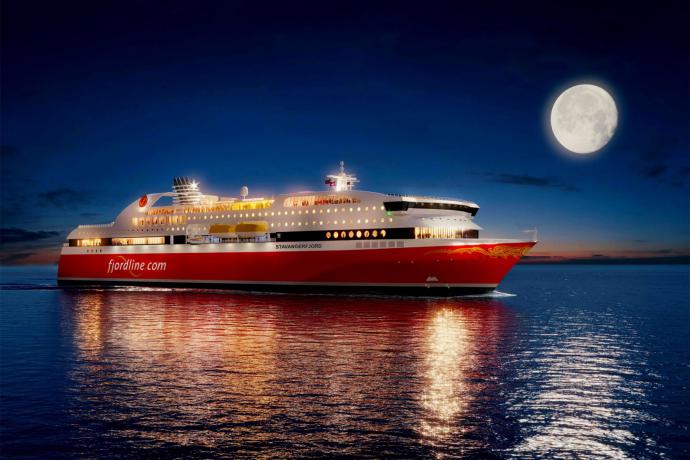 Met de auto en de ferry naar Stavanger