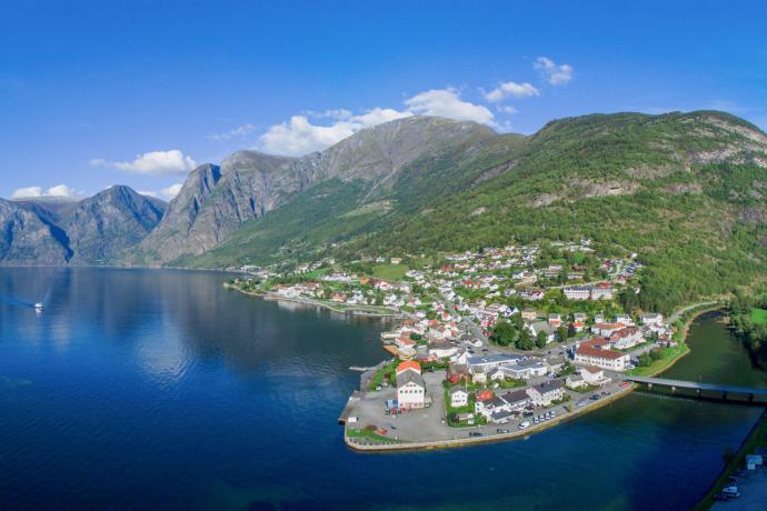 Aurlandsfjord en Stegastein