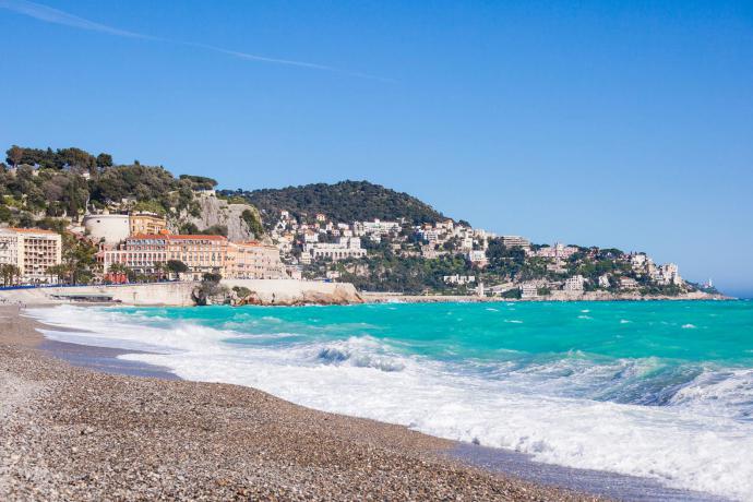 Stranden in Nice