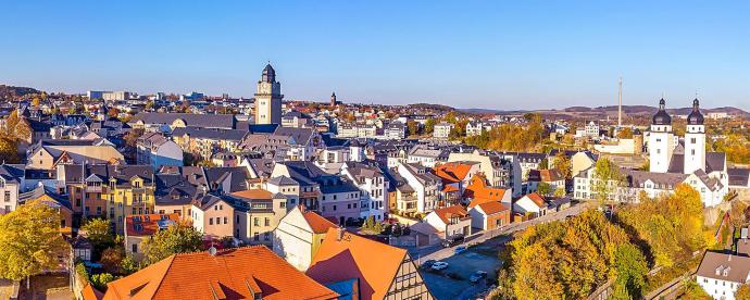 Plauen: de stad van het kant met local Maxi | German.Local.Culture.