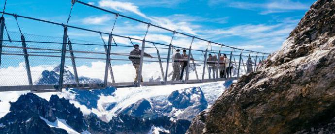Titlis; Europa's hoogste hangbrug