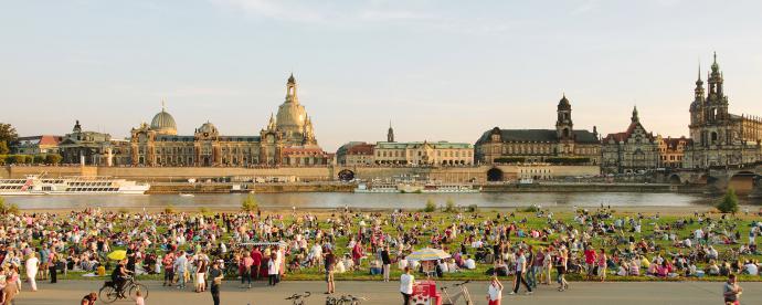 De culturele en kunstzinnige kant tijdens evenementen in Dresden