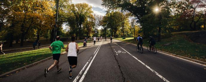 Joggend door wereldsteden
