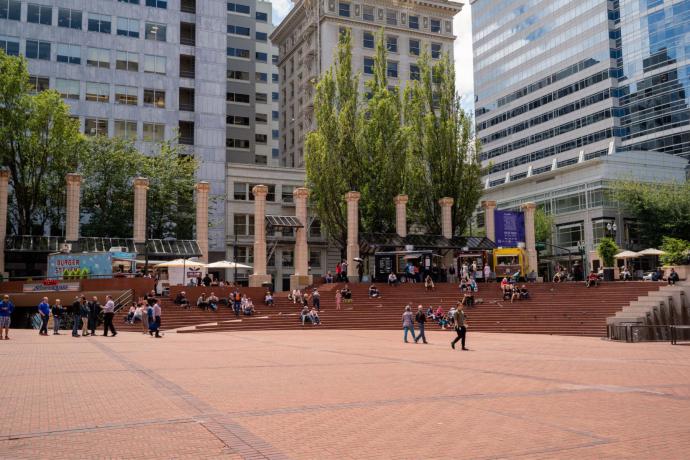 Pioneer Courthouse Square