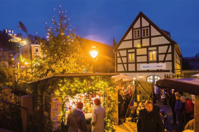 Elbhangfest kerstmarkt