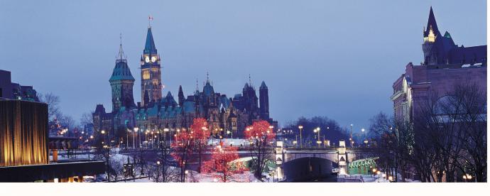 Vier de winter tijdens een romantisch weekend in Ottawa