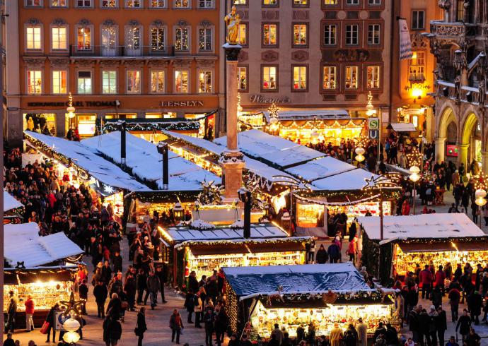 De Kerstmarkt in München