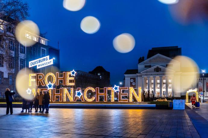 Kerstmarkt in Duisburg