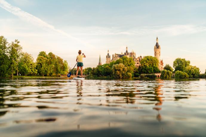 Schwerin vanaf het water