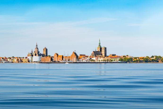 Stralsund vanaf het water